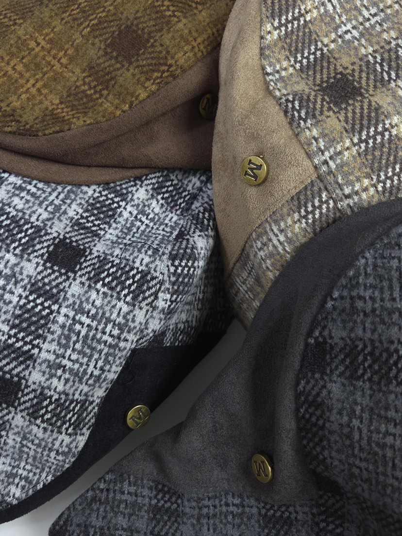 THE HAT-P韓國代購㊣女裝新款時尚職業人氣推薦帽子人字紋THE HAT帽子