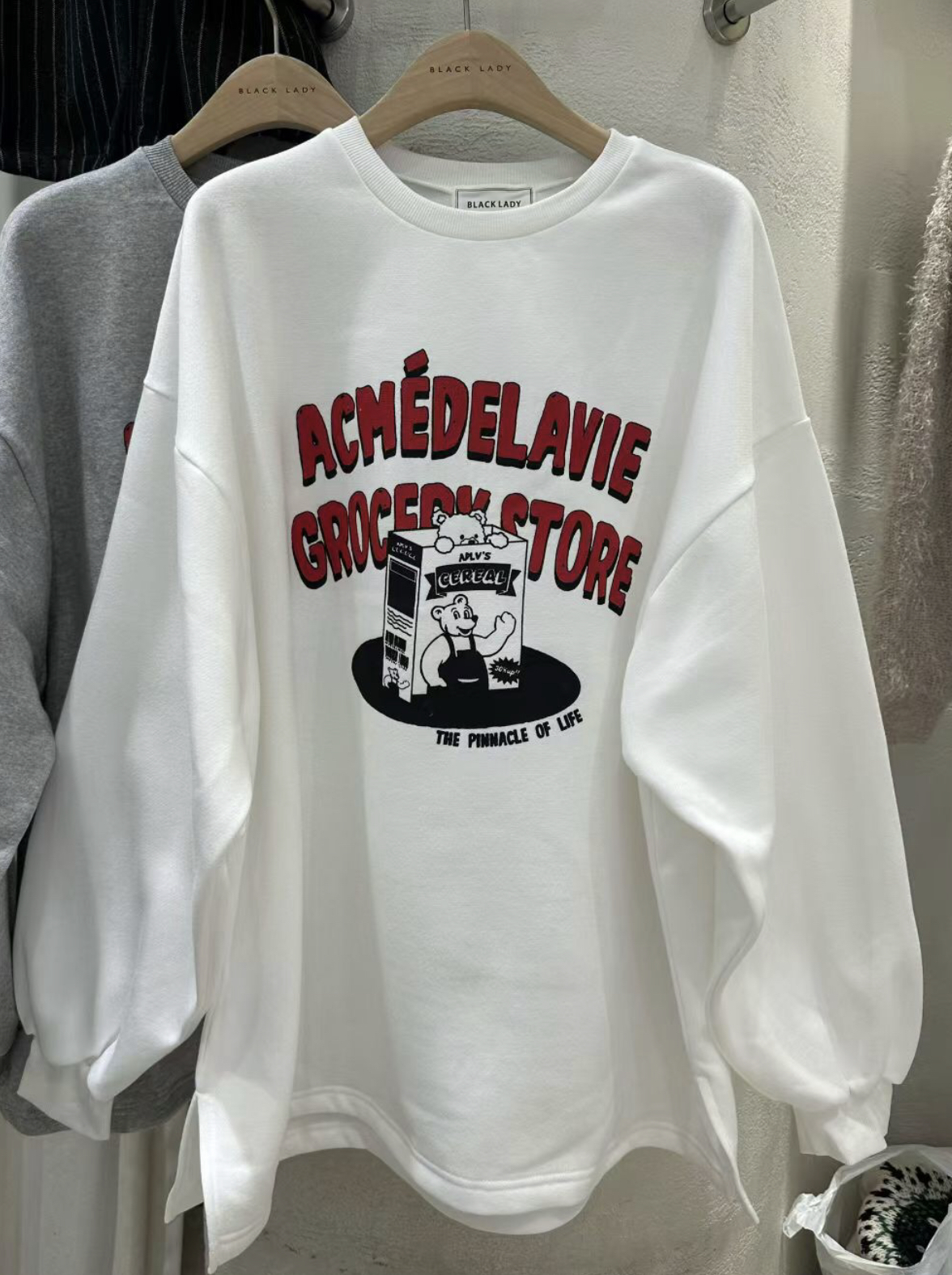 BLACK LADY東大門㊣直郵女士新款職業熱賣推薦時尚長袖T恤BLACK LADY長袖T恤圖色2