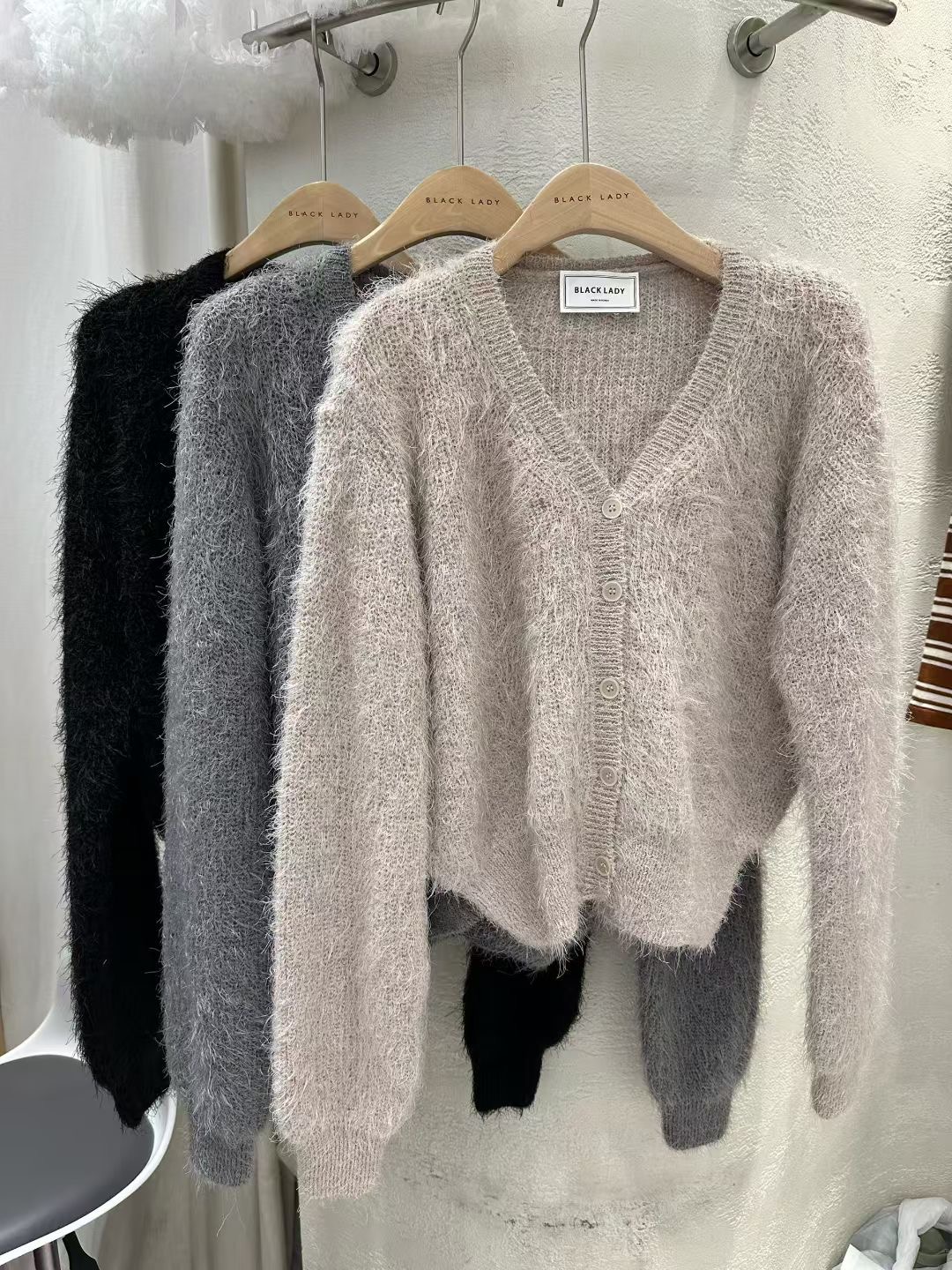 BLACK LADY韓國代購㊣女士新款職業熱賣時尚推薦人氣針織衫BLACK LADY針織衫