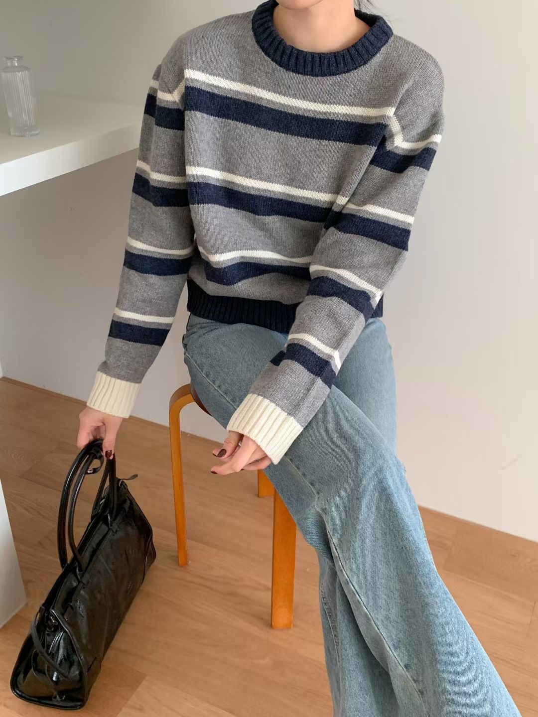 BLACK LADY東大門㊣代購女裝新款人氣推薦熱賣休閑時尚毛衣BLACK LADY毛衣圖色3