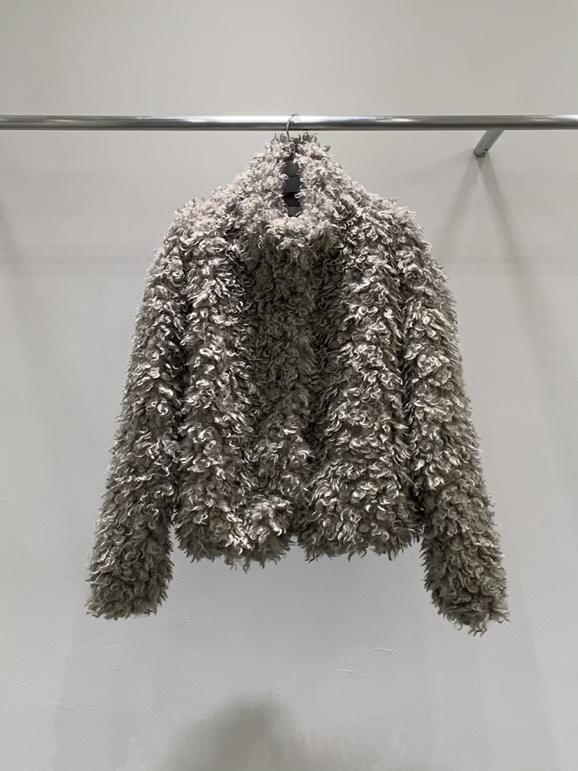 LOVE MOMENT韓國直郵㊣女士新款時尚人氣熱賣25秋冬夾克羊駝毛LOVE MOMENT夾克圖色2