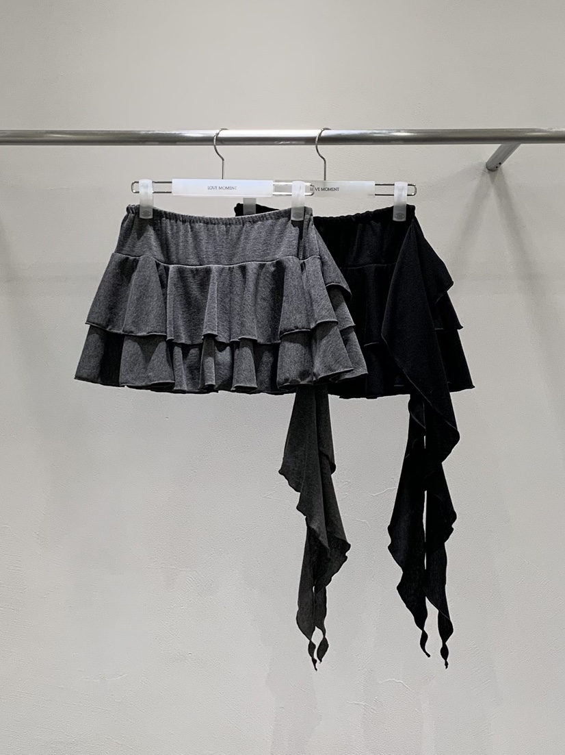 LOVE MOMENT韓國直郵㊣女士新款休閑推薦25秋冬裙褲荷葉邊LOVE MOMENT裙褲