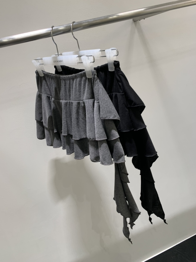 LOVE MOMENT韓國直郵㊣女士新款休閑推薦25秋冬裙褲荷葉邊LOVE MOMENT裙褲