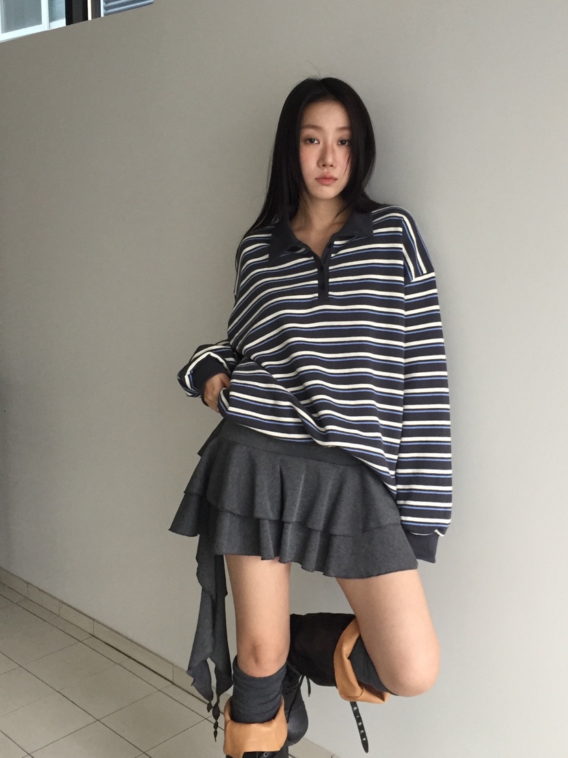 LOVE MOMENT韓國直郵㊣女士新款休閑推薦25秋冬裙褲荷葉邊LOVE MOMENT裙褲