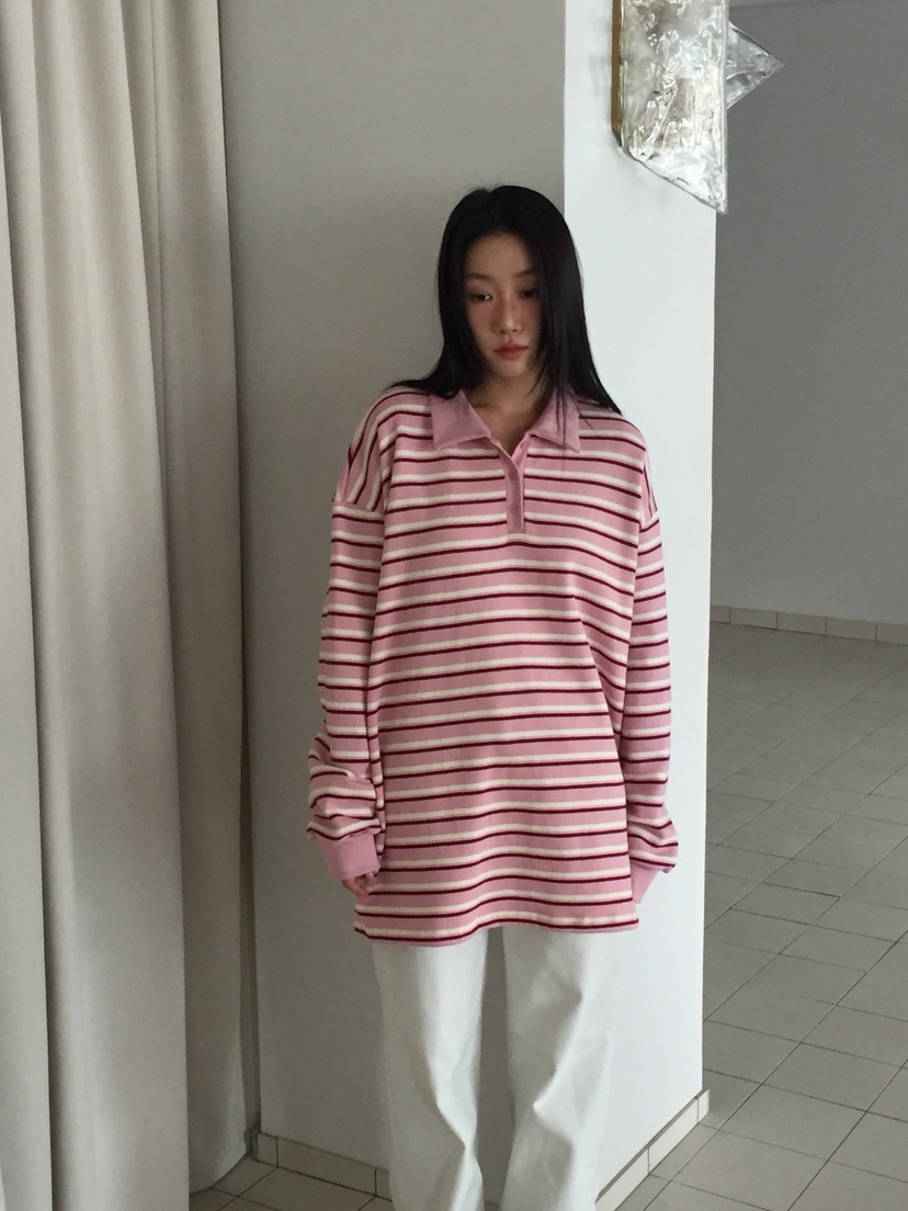 LOVE MOMENT韓國代購㊣女裝新款推薦時尚25秋冬休閑長袖T恤LOVE MOMENT長袖T恤