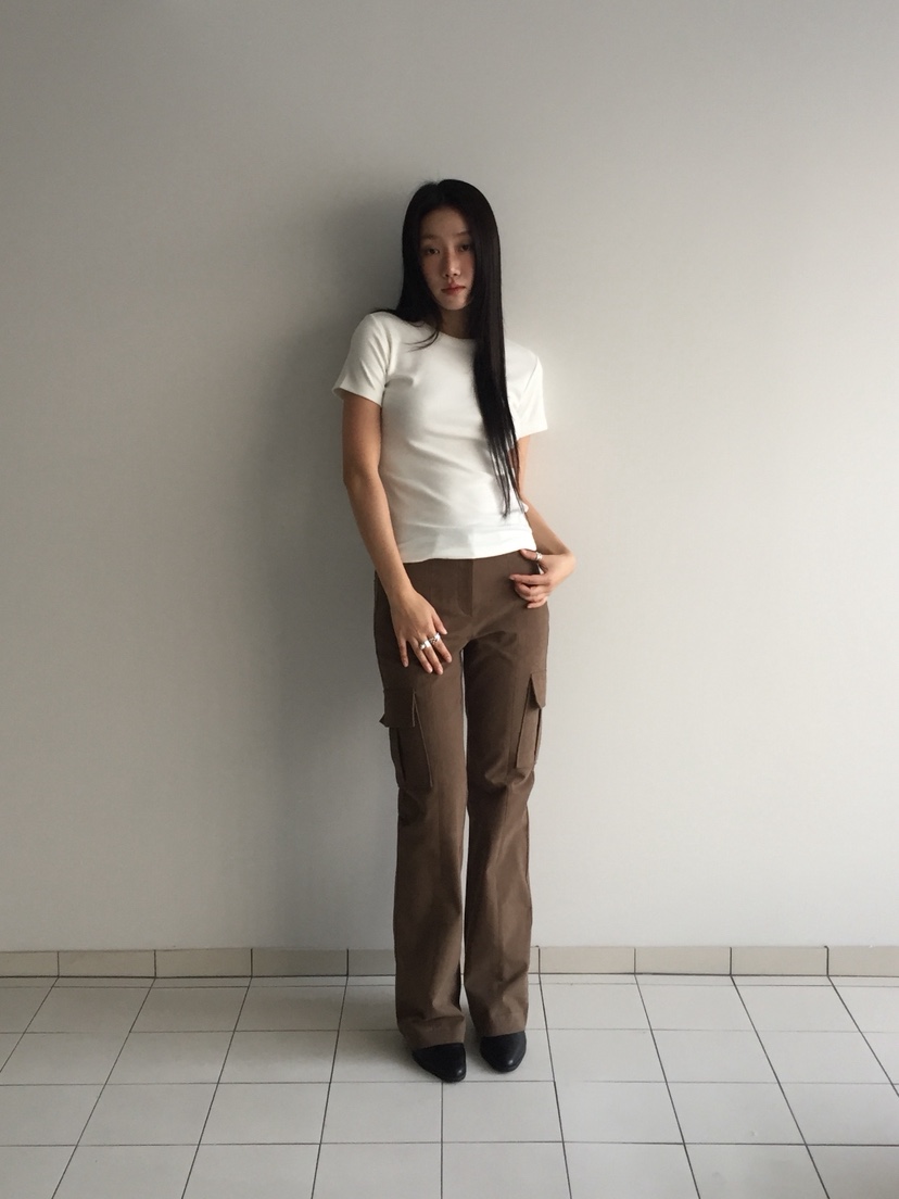 LOVE MOMENT韓國代購㊣女士新款職業休閑25秋冬熱賣休閑褲LOVE MOMENT休閑褲