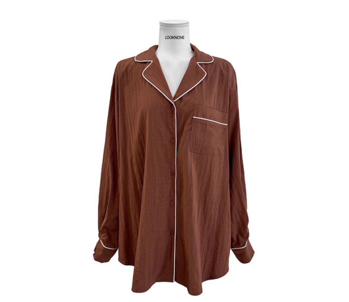 BLACK LADY韓國代購㊣女裝新款職業25秋冬推薦人氣襯衫蕾絲衫BLACK LADY襯衫/蕾絲衫圖色2