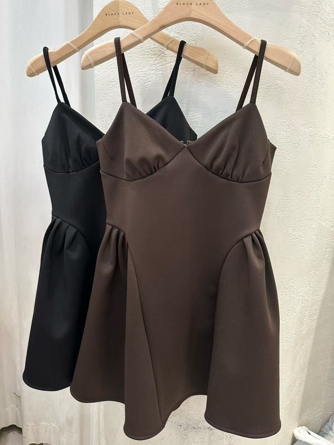 BLACK LADY韓國代購㊣女士新款推薦休閑時尚25秋冬職業連衣裙BLACK LADY連衣裙