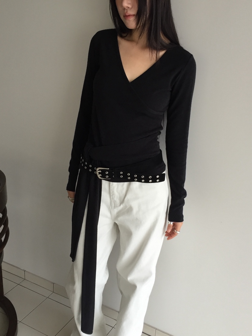 LOVE MOMENT韓國直郵㊣女士新款職業推薦熱賣長袖T恤安哥拉LOVE MOMENT長袖T恤