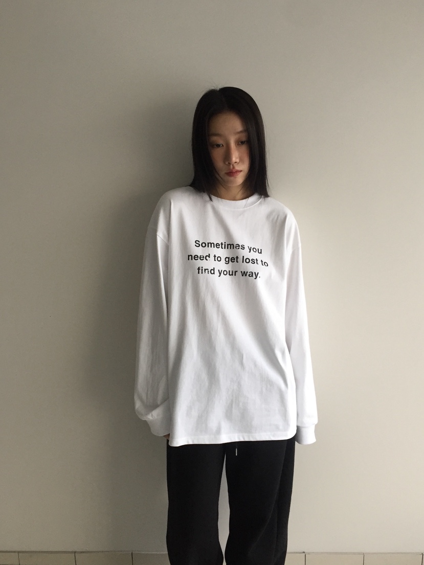 LOVE MOMENT東大門㊣實拍女裝新品休閑熱賣人氣推薦長袖T恤LOVE MOMENT長袖T恤