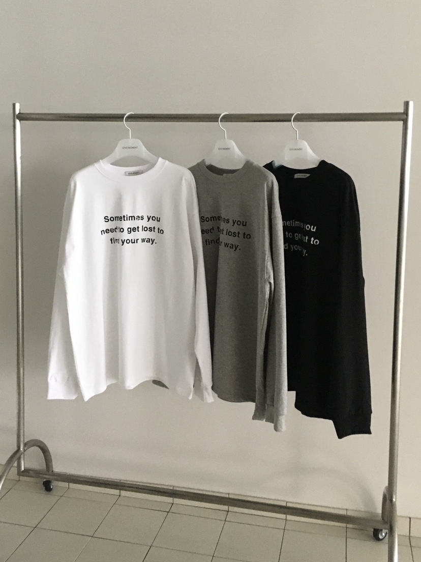 LOVE MOMENT東大門㊣實拍女裝新品休閑熱賣人氣推薦長袖T恤LOVE MOMENT長袖T恤