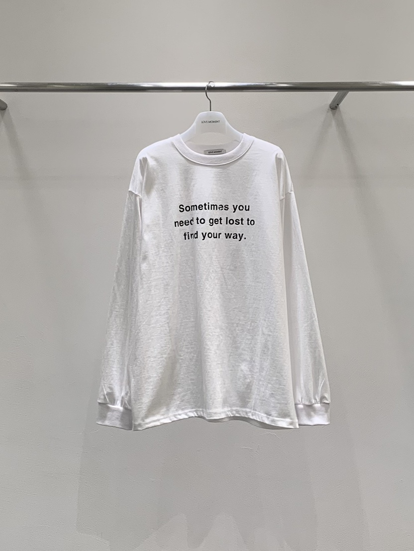 LOVE MOMENT東大門㊣實拍女裝新品休閑熱賣人氣推薦長袖T恤LOVE MOMENT長袖T恤圖色1