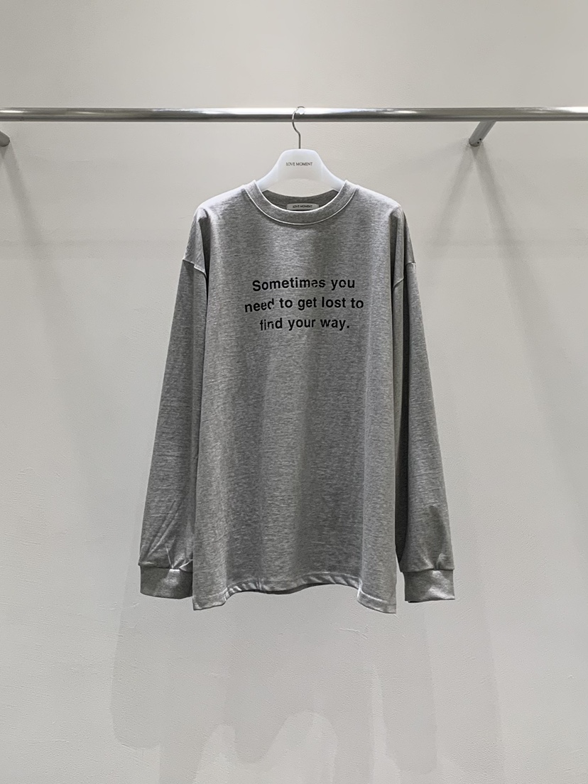 LOVE MOMENT東大門㊣實拍女裝新品休閑熱賣人氣推薦長袖T恤LOVE MOMENT長袖T恤圖色2