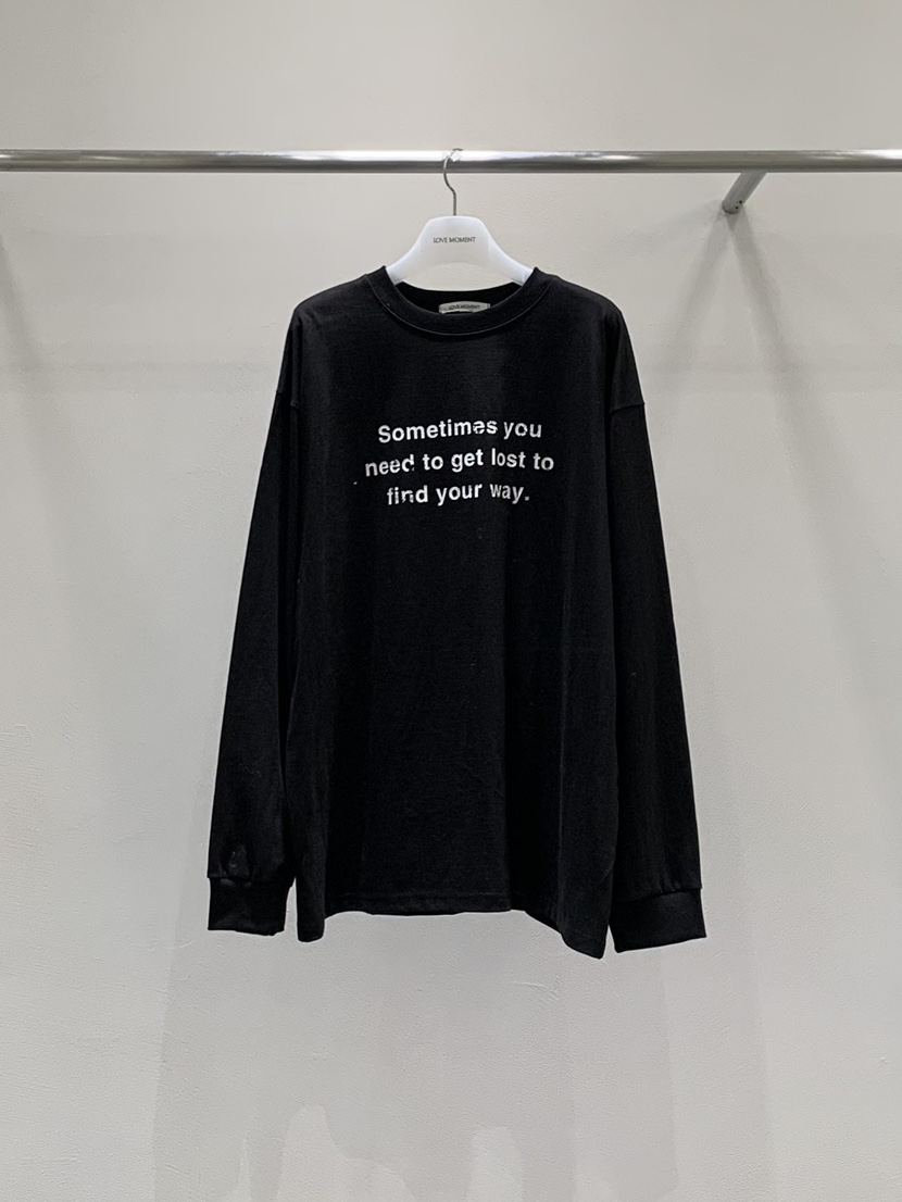 LOVE MOMENT東大門㊣實拍女裝新品休閑熱賣人氣推薦長袖T恤LOVE MOMENT長袖T恤圖色3