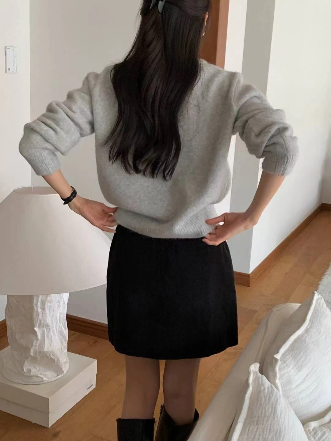 FLUTTER韓國直郵㊣女裝新款職業時尚人氣25秋冬休閑推薦針織衫FLUTTER/INOUF針織衫