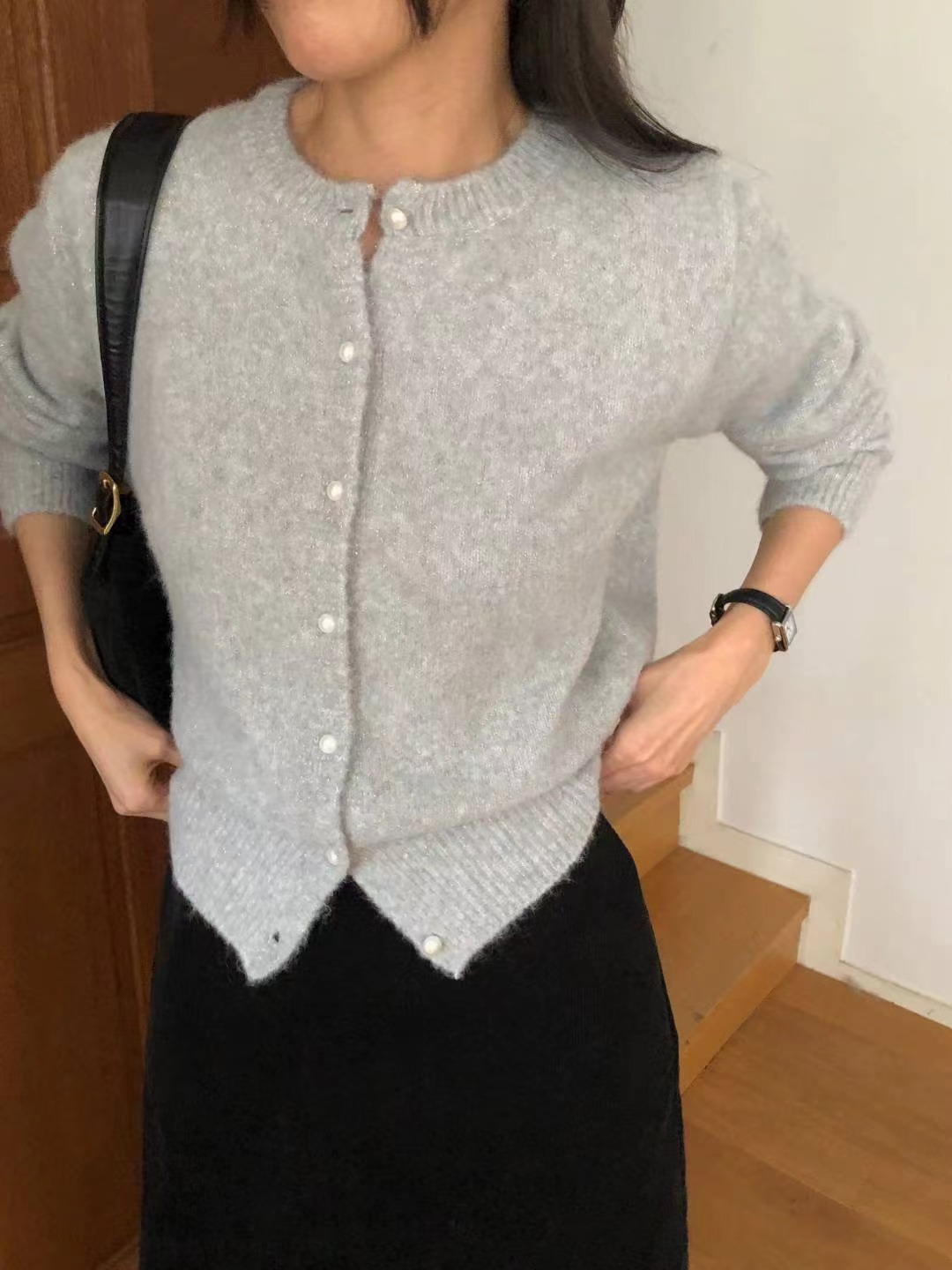 FLUTTER韓國直郵㊣女裝新款職業時尚人氣25秋冬休閑推薦針織衫FLUTTER/INOUF針織衫圖色2