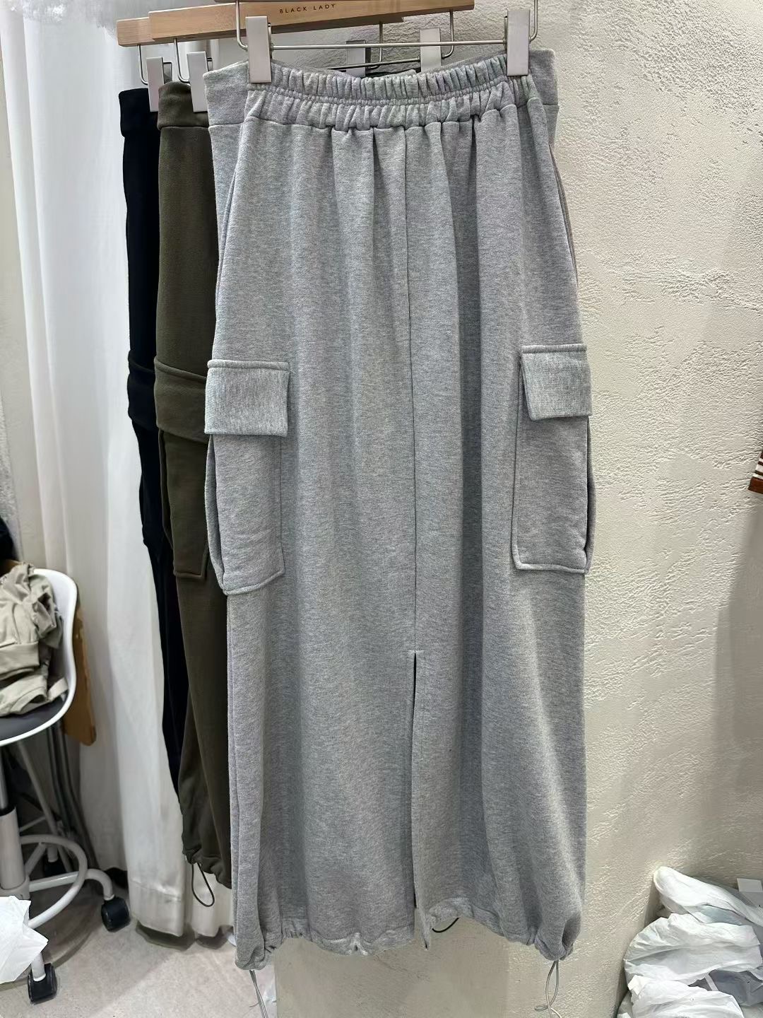 BLACK LADY東大門㊣實拍女士新品25秋冬人氣休閑職業時尚長裙BLACK LADY長裙