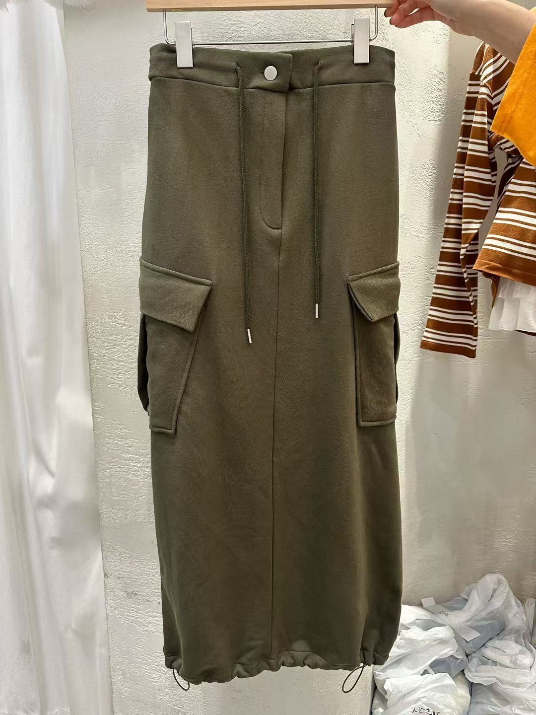 BLACK LADY東大門㊣實拍女士新品25秋冬人氣休閑職業時尚長裙BLACK LADY長裙圖色2