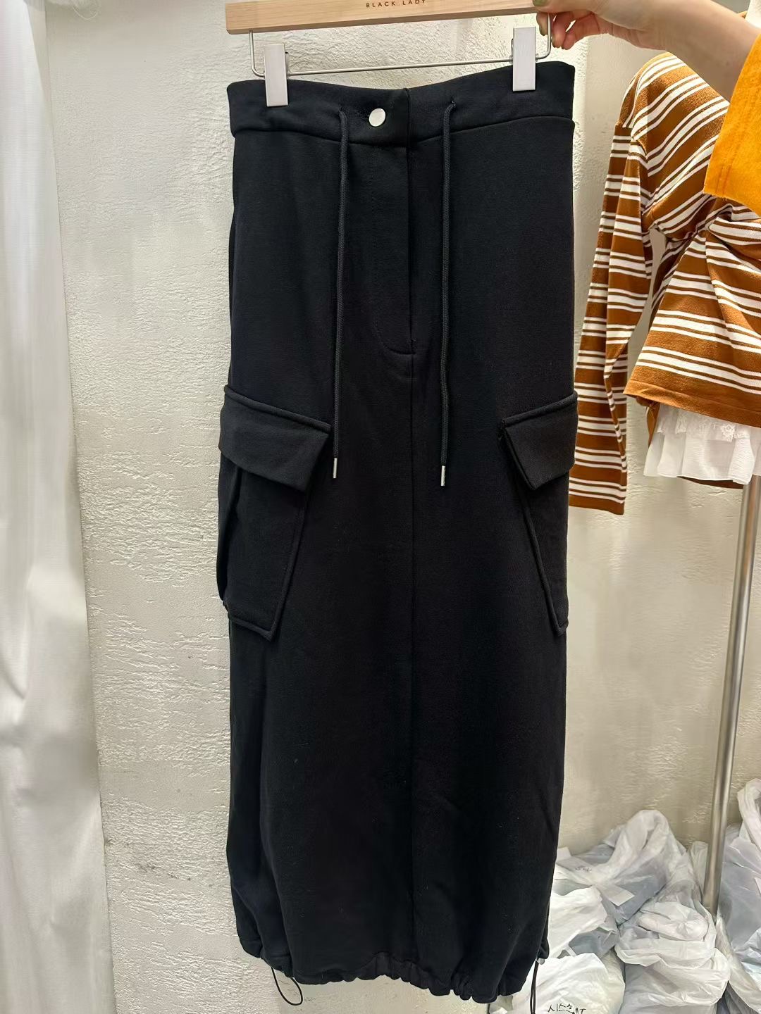 BLACK LADY東大門㊣實拍女士新品25秋冬人氣休閑職業時尚長裙BLACK LADY長裙圖色3