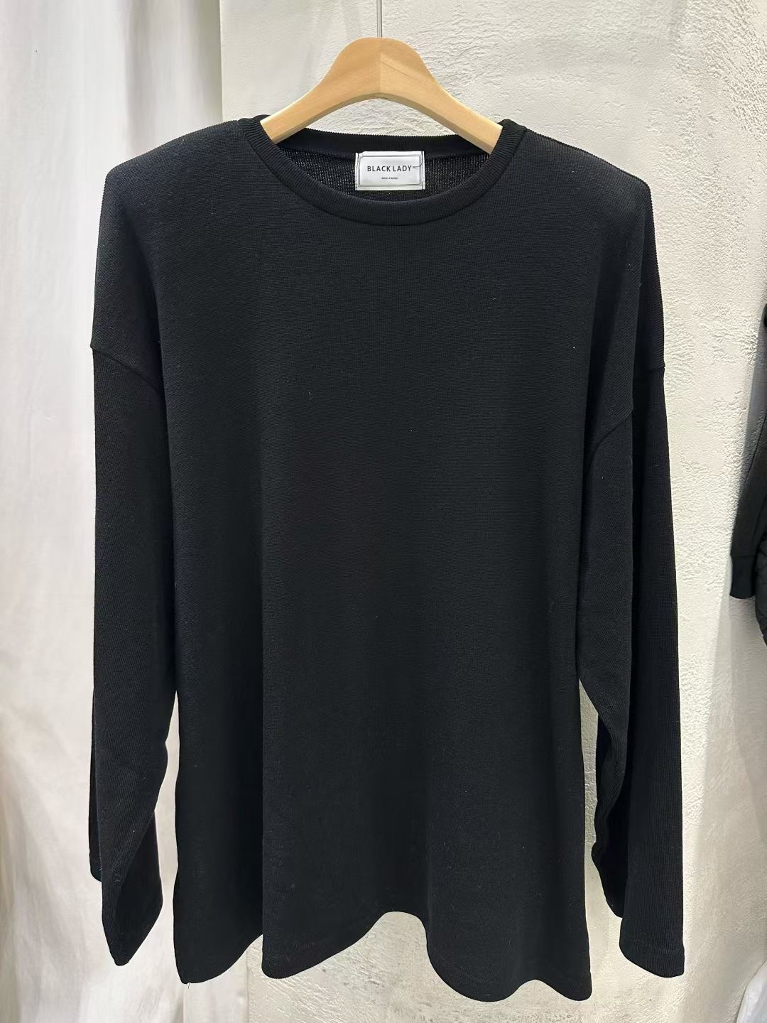 BLACK LADY東大門㊣直郵女裝新款熱賣職業時尚推薦長袖T恤BLACK LADY長袖T恤圖色1