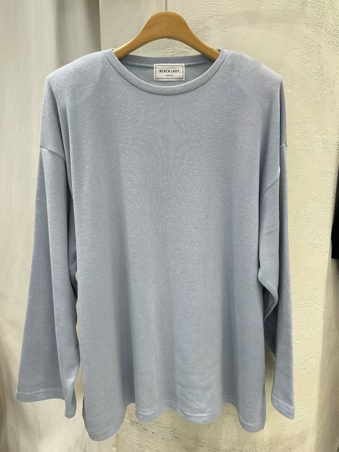 BLACK LADY東大門㊣直郵女裝新款熱賣職業時尚推薦長袖T恤BLACK LADY長袖T恤圖色2
