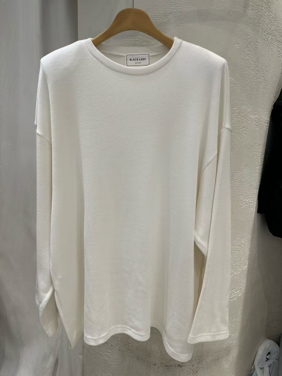 BLACK LADY東大門㊣直郵女裝新款熱賣職業時尚推薦長袖T恤BLACK LADY長袖T恤圖色3