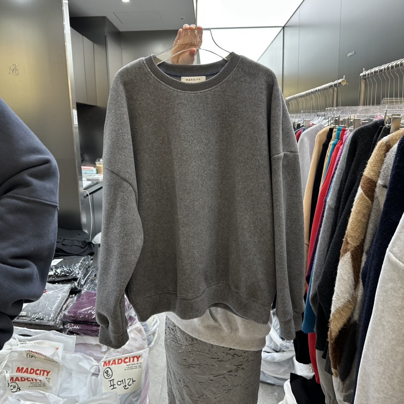 MADCITY東大門㊣實拍女裝新品推薦人氣熱賣休閑25秋冬職業衛衣MADCITY衛衣圖色2