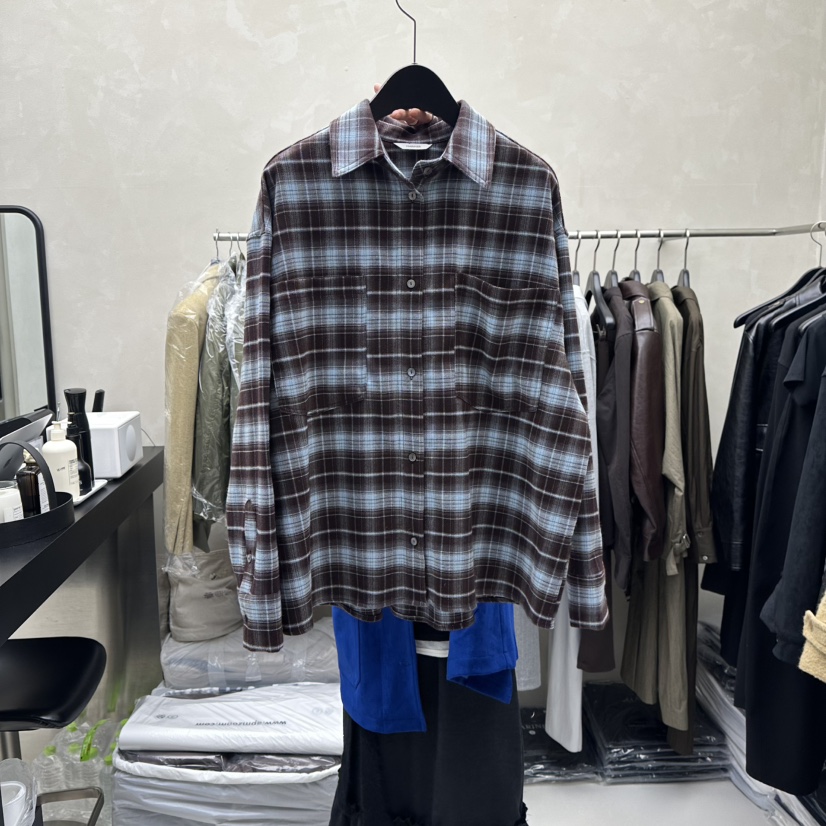 MARINER韓國直郵㊣女裝新品熱賣職業人氣時尚襯衫蕾絲衫法蘭絨MARINER襯衫/蕾絲衫圖色2