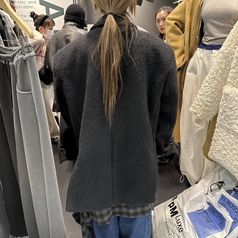 EL BOSQUE東大門㊣直郵女士新品熱賣時尚人氣休閑夾克馬海毛EL BOSQUE夾克