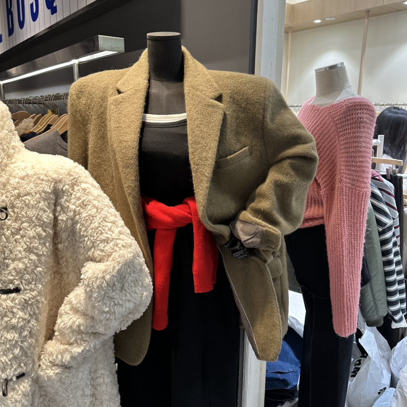 EL BOSQUE東大門㊣直郵女士新品熱賣時尚人氣休閑夾克馬海毛EL BOSQUE夾克圖色3