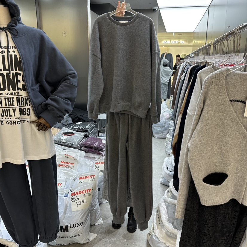 MADCITY韓國代購㊣女士新品25秋冬職業熱賣人氣時尚休閑休閑褲MADCITY休閑褲