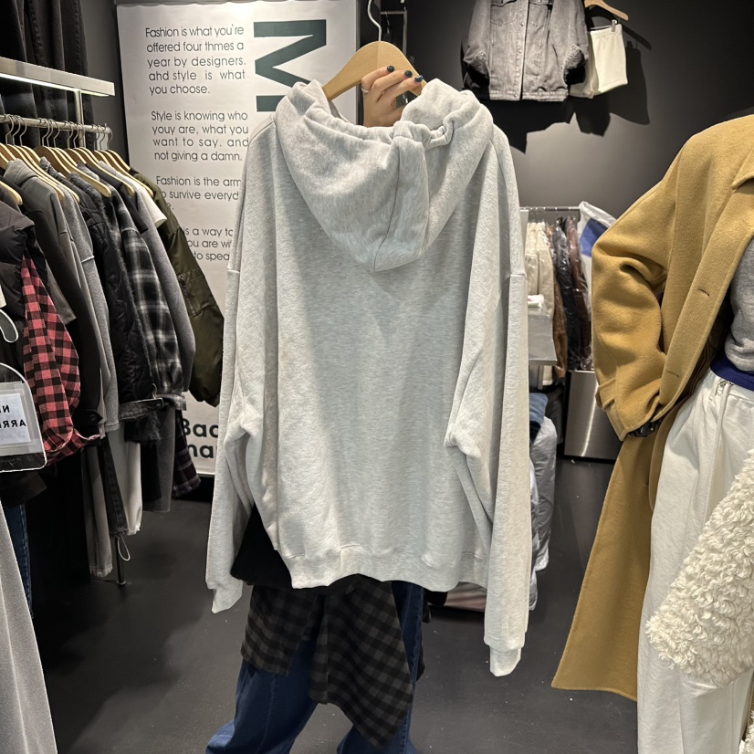 EL BOSQUE韓國直郵㊣女士新款時尚休閑職業人氣推薦衛衣加絨EL BOSQUE衛衣