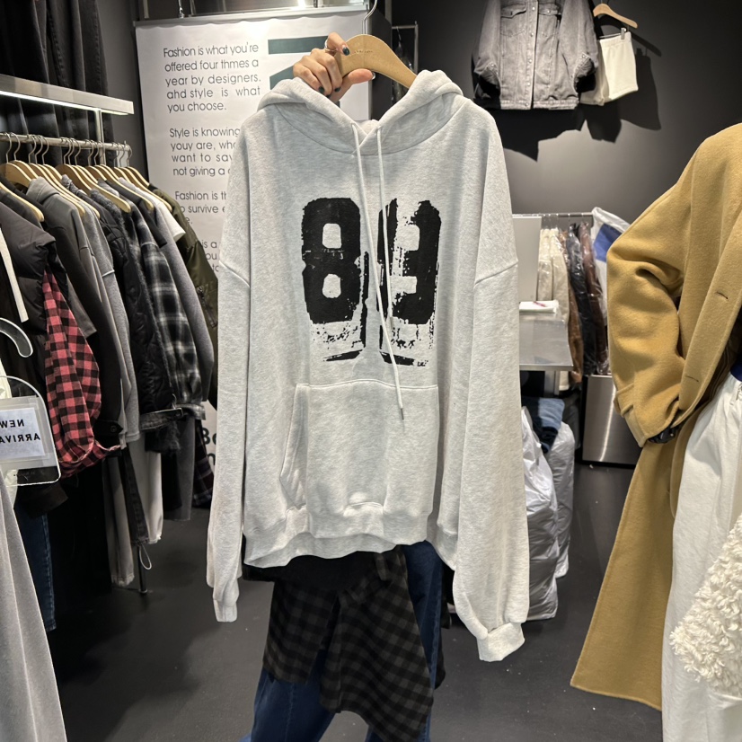 EL BOSQUE韓國直郵㊣女士新款時尚休閑職業人氣推薦衛衣加絨EL BOSQUE衛衣圖色2