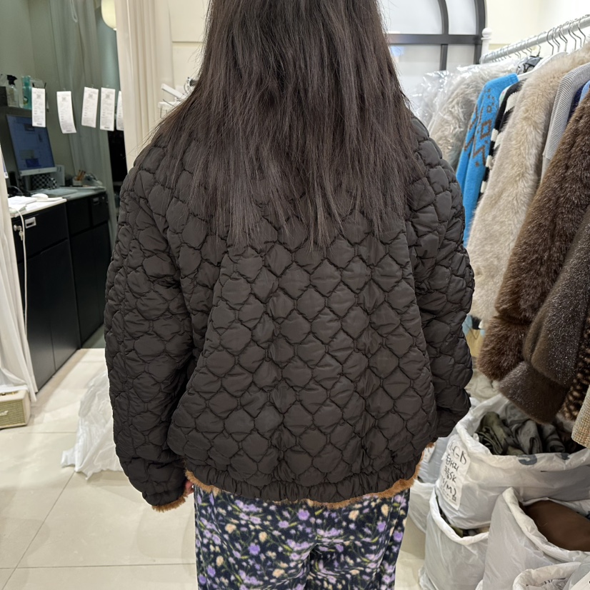 EGG IS東大門㊣直郵女裝新款推薦25秋冬熱賣短款棉服兩面穿EGG IS短款棉服