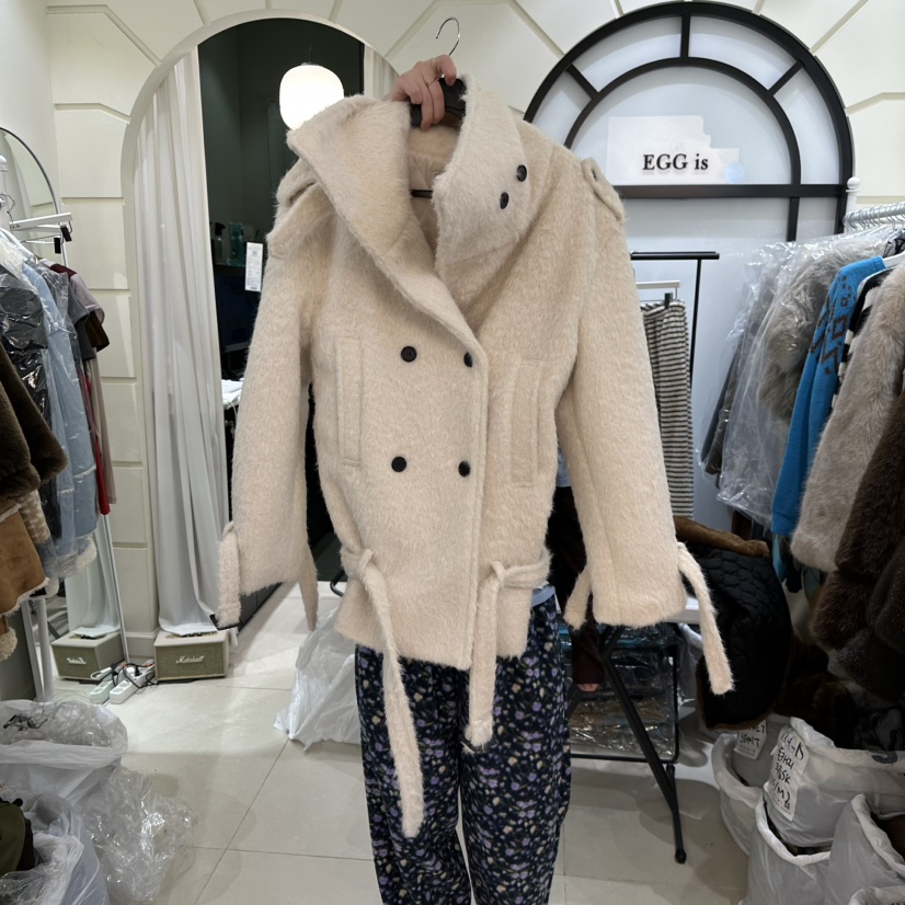 EGG IS東大門㊣實拍女士新款時尚25秋冬推薦休閑職業人氣夾克EGG IS夾克圖色1