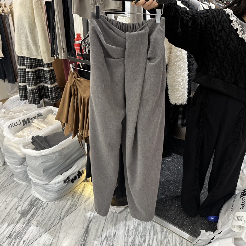 RARE CLOSET東大門㊣實拍女士新品25秋冬時尚人氣休閑褲羊毛RARE CLOSET休閑褲圖色2