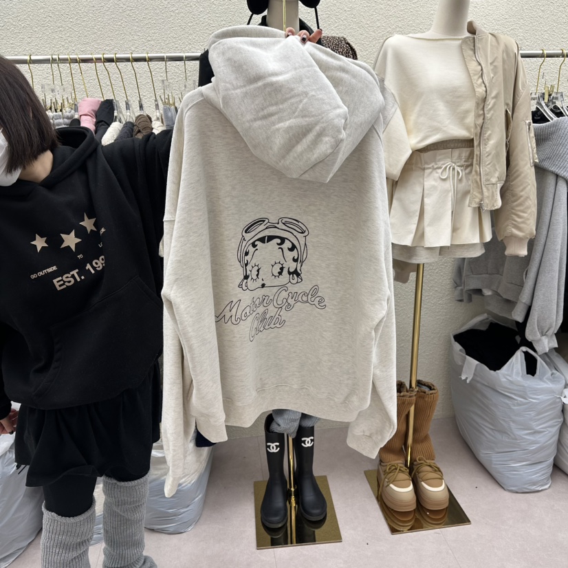 DRAWING東大門㊣實拍女裝新款25秋冬時尚推薦職業人氣夾克加絨DRAWING夾克