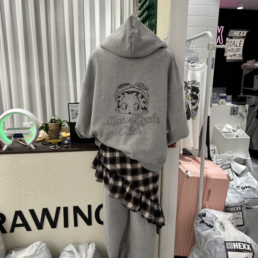 DRAWING東大門㊣實拍女裝新款25秋冬時尚推薦職業人氣夾克加絨DRAWING夾克