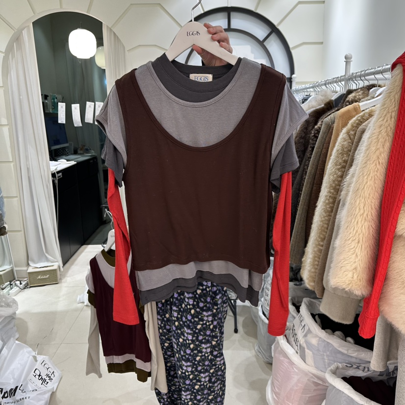 EGG IS東大門㊣實拍女士新款時尚休閑推薦人氣熱賣職業套裝EGG IS套裝圖色2