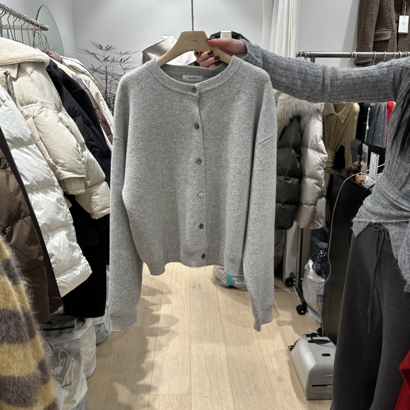 DDAY東大門㊣直郵女士新款熱賣休閑職業人氣針織衫美利奴羊毛DDAY針織衫圖色2