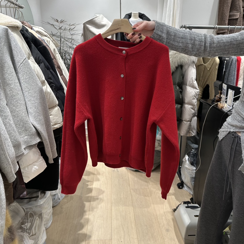 DDAY東大門㊣直郵女士新款熱賣休閑職業人氣針織衫美利奴羊毛DDAY針織衫圖色3