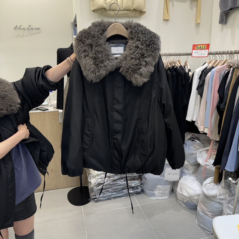 THE LOW東大門㊣實拍女士新品25秋冬人氣休閑推薦短款羽絨服THE LOW短款羽絨服圖色2