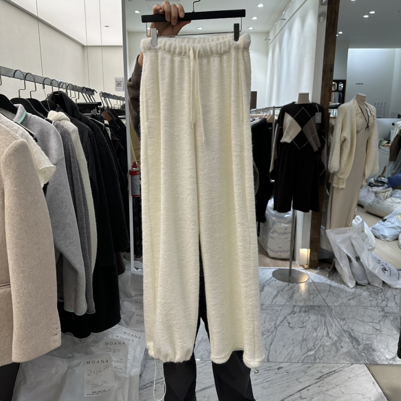 MOANA韓國代購㊣女士新款人氣推薦25秋冬職業時尚休閑褲柔軟MOANA休閑褲圖色1