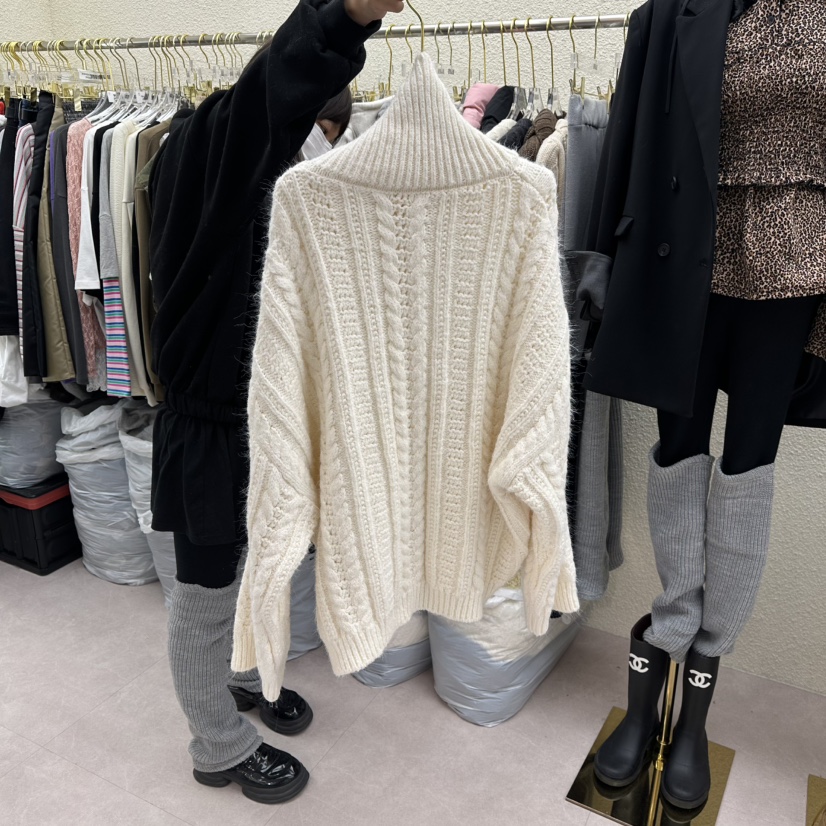 DRAWING東大門㊣直郵女士新品休閑時尚推薦職業熱賣25秋冬毛衣DRAWING毛衣