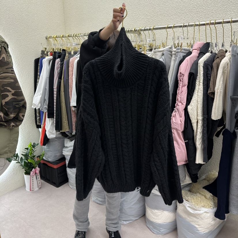 DRAWING東大門㊣直郵女士新品休閑時尚推薦職業熱賣25秋冬毛衣DRAWING毛衣圖色3