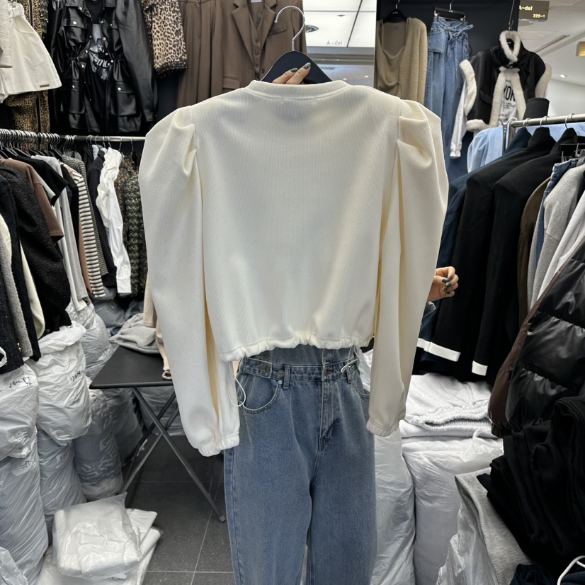 A-DEL東大門㊣實拍女士新款時尚推薦人氣休閑熱賣衛衣加絨A-DEL衛衣