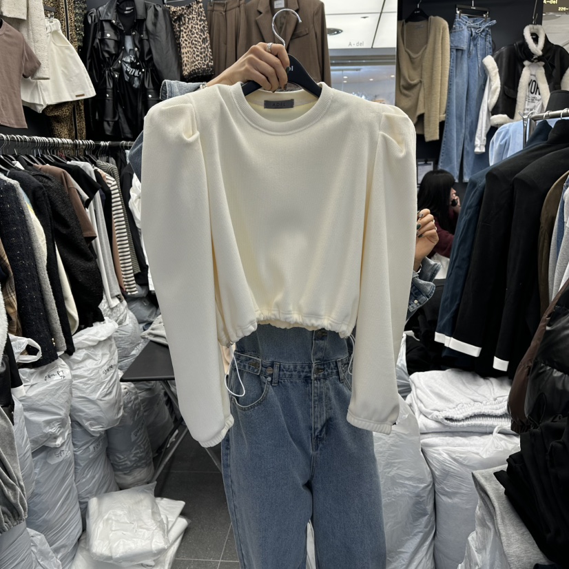 A-DEL東大門㊣實拍女士新款時尚推薦人氣休閑熱賣衛衣加絨A-DEL衛衣圖色1