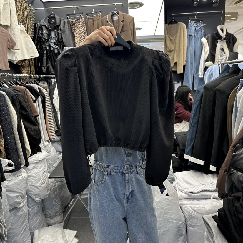 A-DEL東大門㊣實拍女士新款時尚推薦人氣休閑熱賣衛衣加絨A-DEL衛衣圖色3