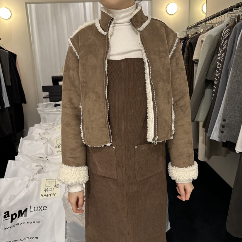 BLISS東大門㊣代購女裝新款時尚職業熱賣推薦夾克兩面穿雙面BLISS夾克圖色1