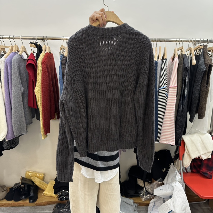 DELIGHT-L東大門㊣直郵女士新款時尚25秋冬推薦人氣毛衣開衫DELIGHT-L毛衣